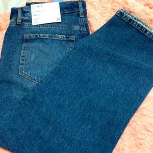 Loft petite jeans regular fit high rise 10petite